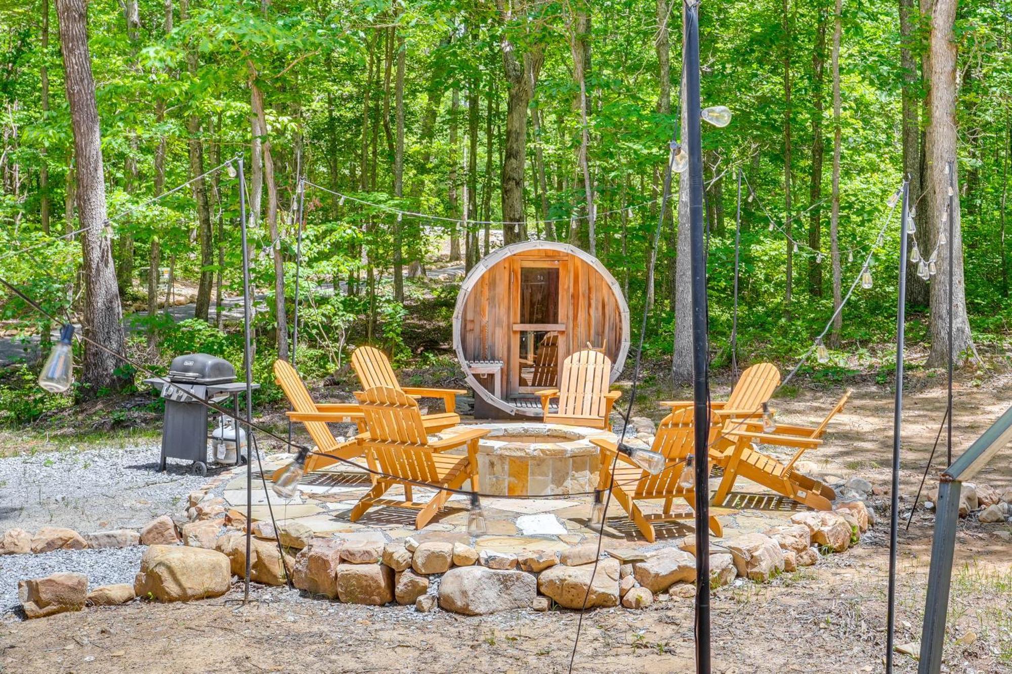 Monteagle Cabin With Swim Spa, Sauna And Fire Pit! Exterior foto